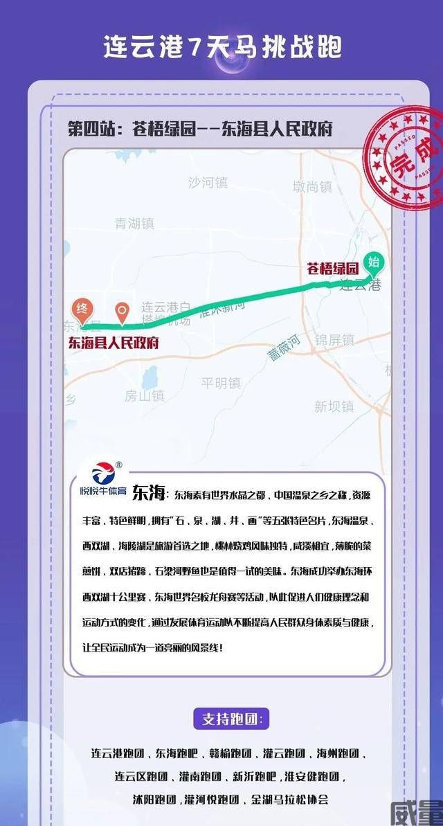 【马拉松】9.30~10.6开跑，挑战极限，2023连云港第二届七连极限马拉松正在报名中！(图11)