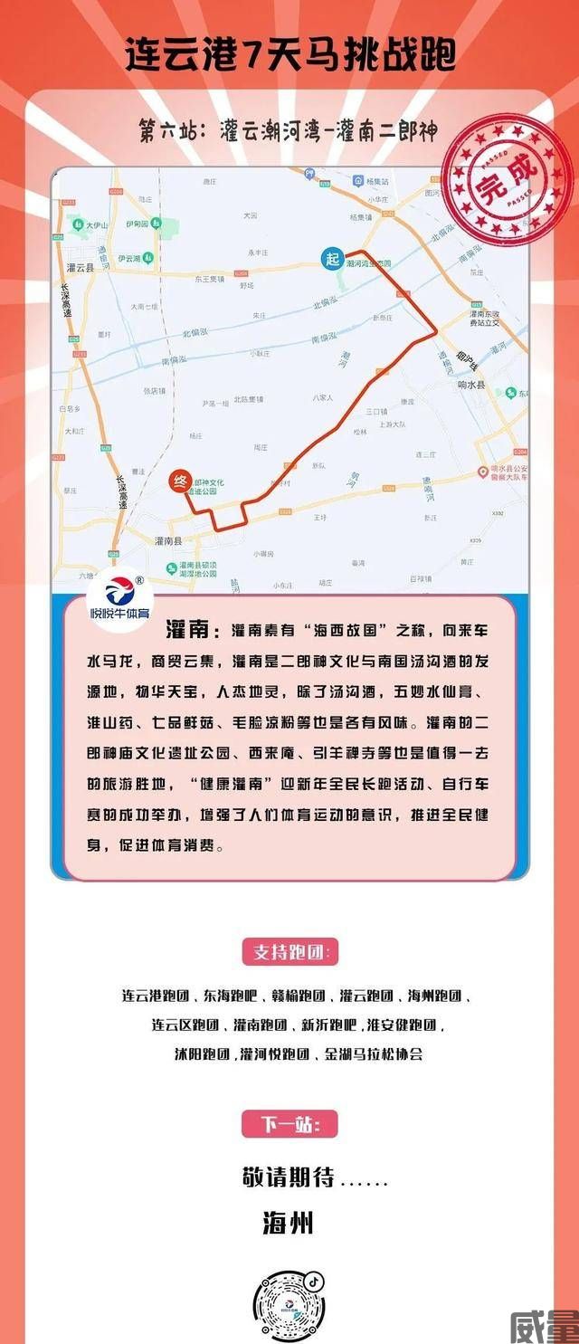 【马拉松】9.30~10.6开跑，挑战极限，2023连云港第二届七连极限马拉松正在报名中！(图13)