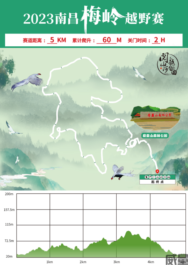 【越野跑】6月20日~7月30日报名~2023江西南昌"梅岭"越野跑将于10月5日国庆节期间开跑！(图13)