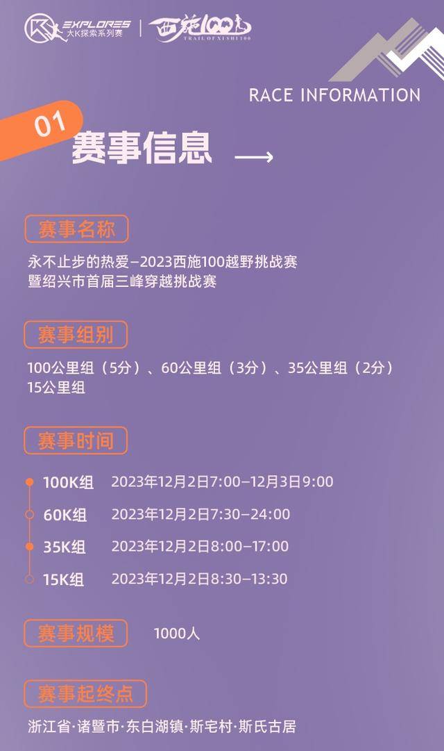 2023绍兴首届三峰越野挑战赛"西施100越野"12月2日开跑,报名截止11月1日(图26)
