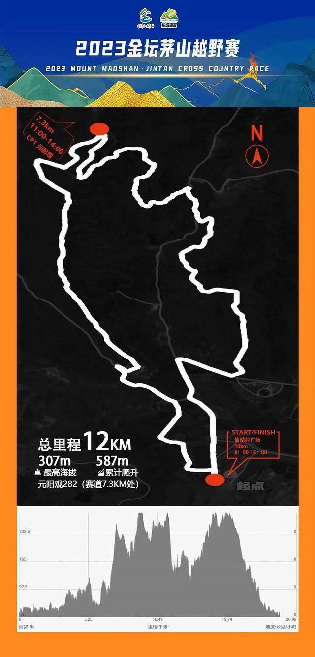 报名截止10月25日|2023金坛茅山越野赛11月19日在常州仙姑村仙姑亭开跑(图4)