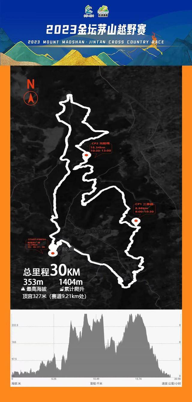 报名截止10月25日|2023金坛茅山越野赛11月19日在常州仙姑村仙姑亭开跑(图2)