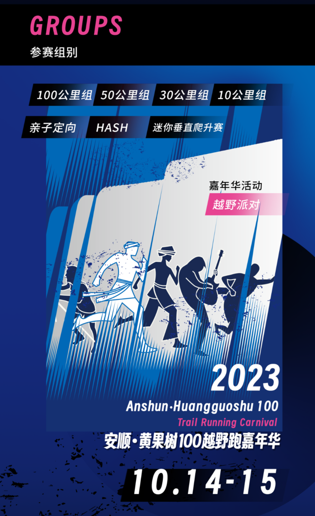 报名截止9月15日|2023安顺·黄果树100越野跑嘉年华10月14日贵州安顺黄果树旅游区开跑(图3)