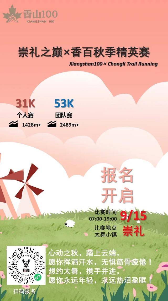 报名截止8月31日|2023崇礼之巅-香百秋季精英赛9月16日鸣枪开跑(图8)