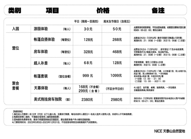 报名截止8月20日|2023天泰山初秋徒步大会8月27日在北京石景山景区NICE天泰山自然营地举办(图5)