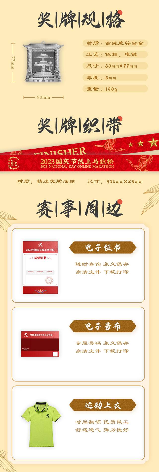 报名截止10月9日|2023国庆节线上马拉松比赛9月21日开始(图7)