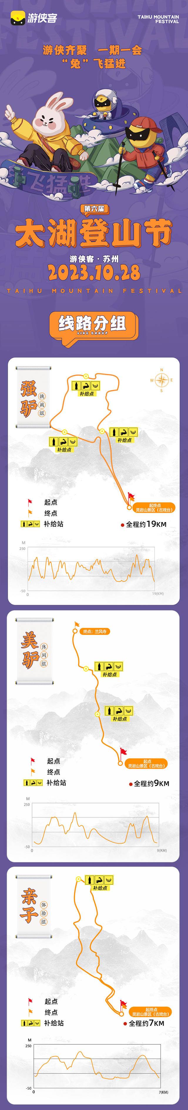 正在报名中|​第六届太湖登山节定于2023年10月28日在江苏省苏州市灵岩山景区开跑(图2)