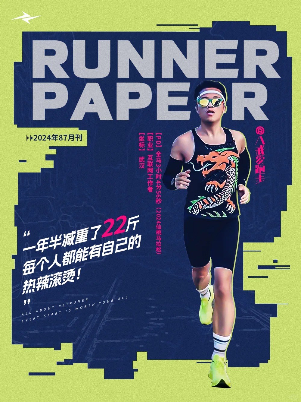 威量跑者故事｜他如何做到一年减重22斤？(图1)